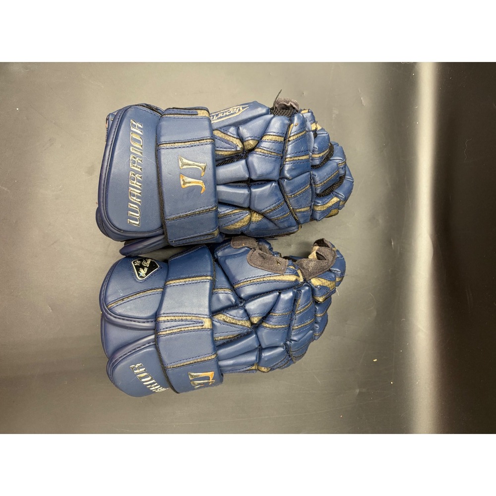 Warrior Mac Daddy Lacrosse Gloves Navy Blue MD313NV 13" Vintage Men's